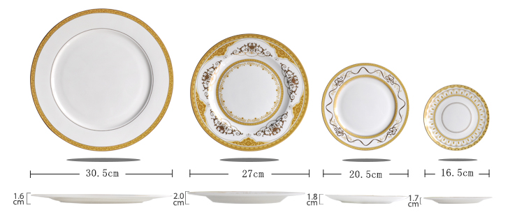 royal gold patterned dinnerware dinner set