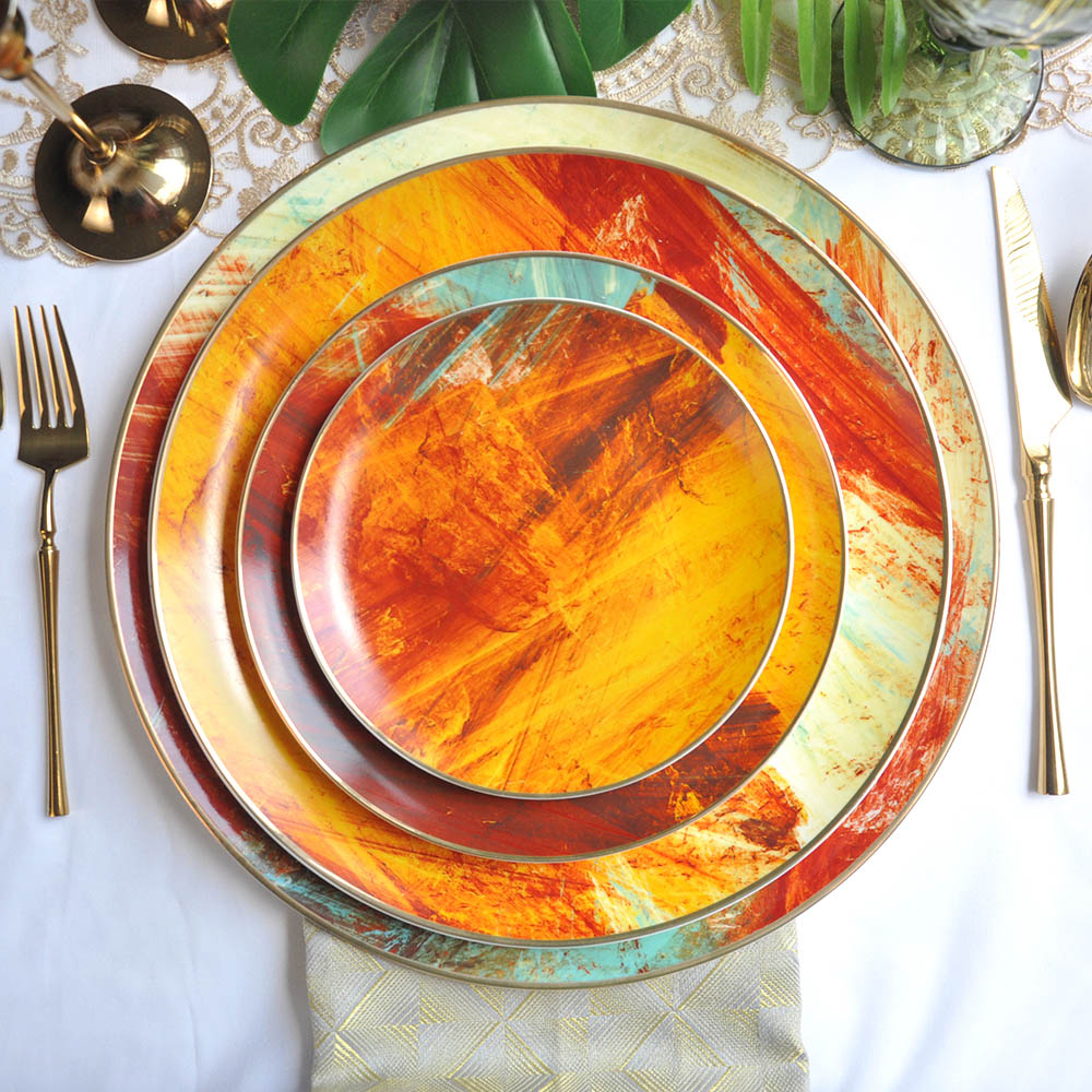 Colorful Ceramics Dinnerware Dish Set