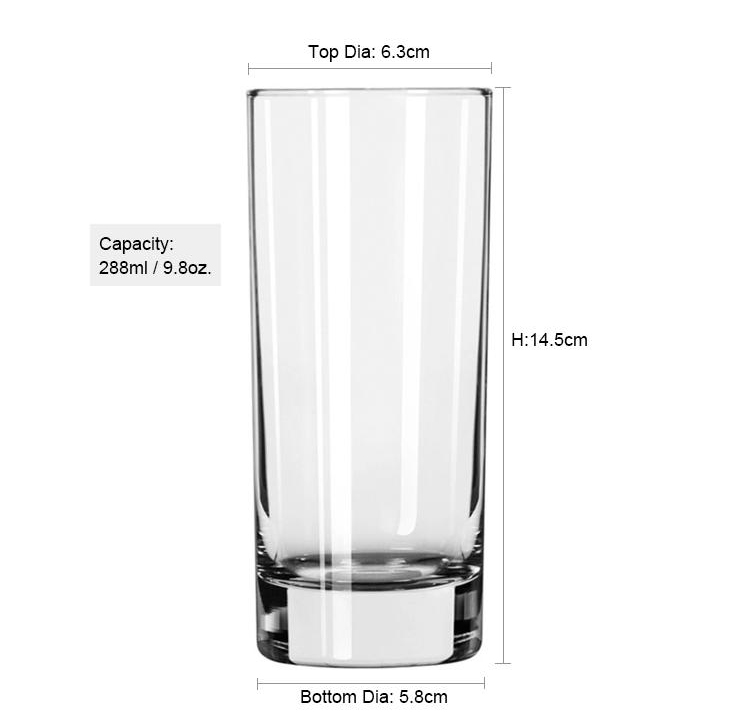 wholesale clear highball glass cup