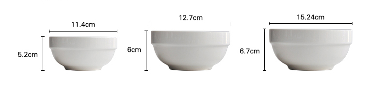 restaurant edge protection ceramics serving bowl wholesale