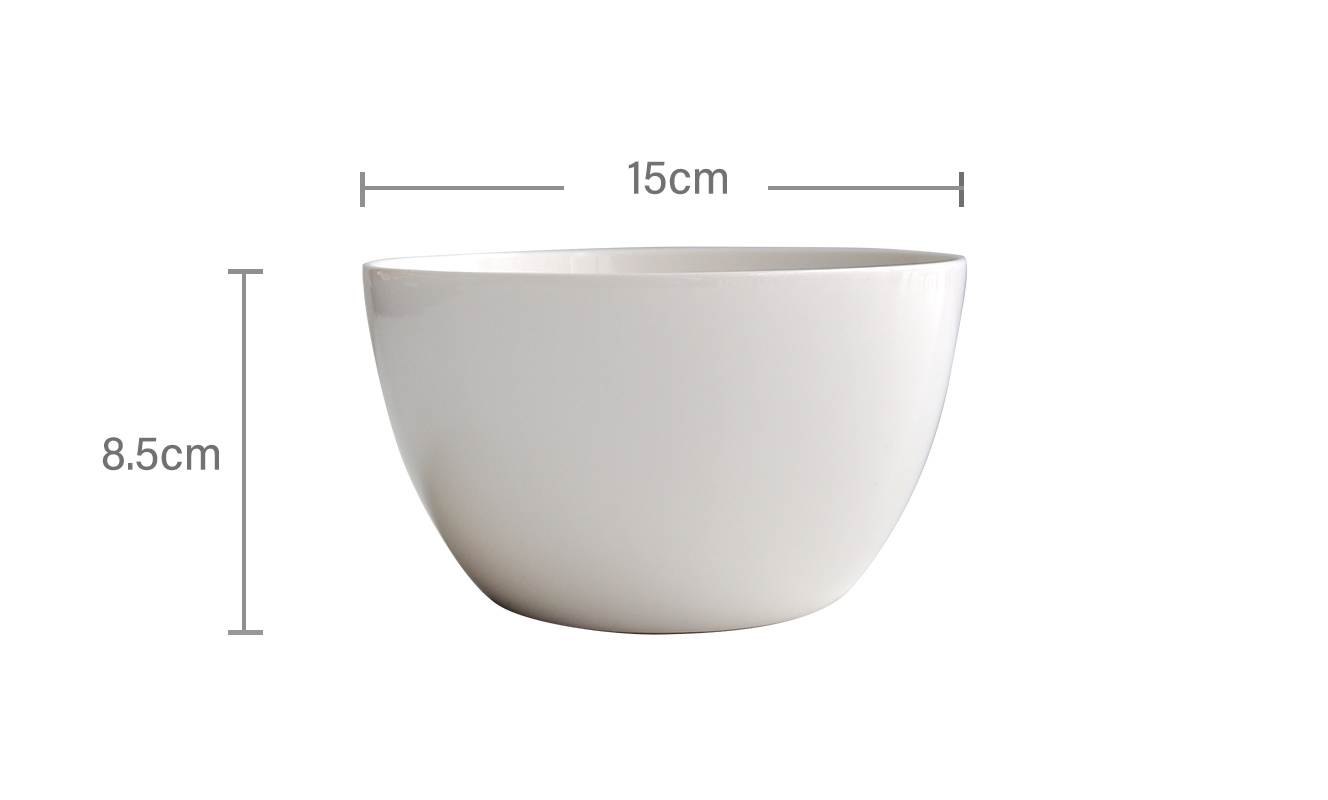 wholesale white flat bottom ceramic porcelain salad bowls