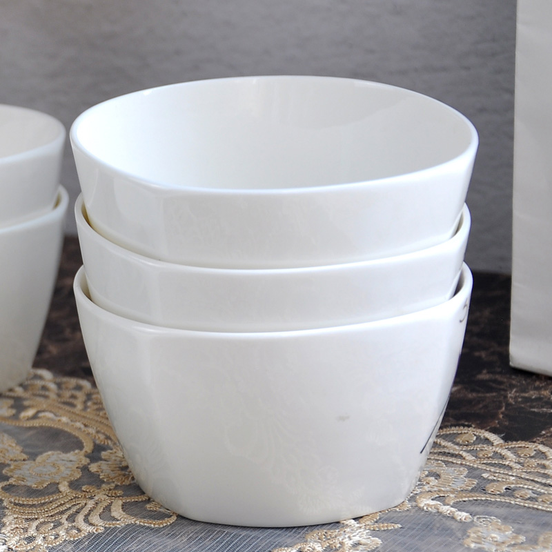 Ceramic Porcelain Square Rice Bowls