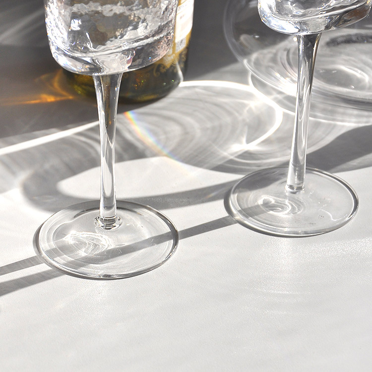Unique Triangular Wine Glasses Set