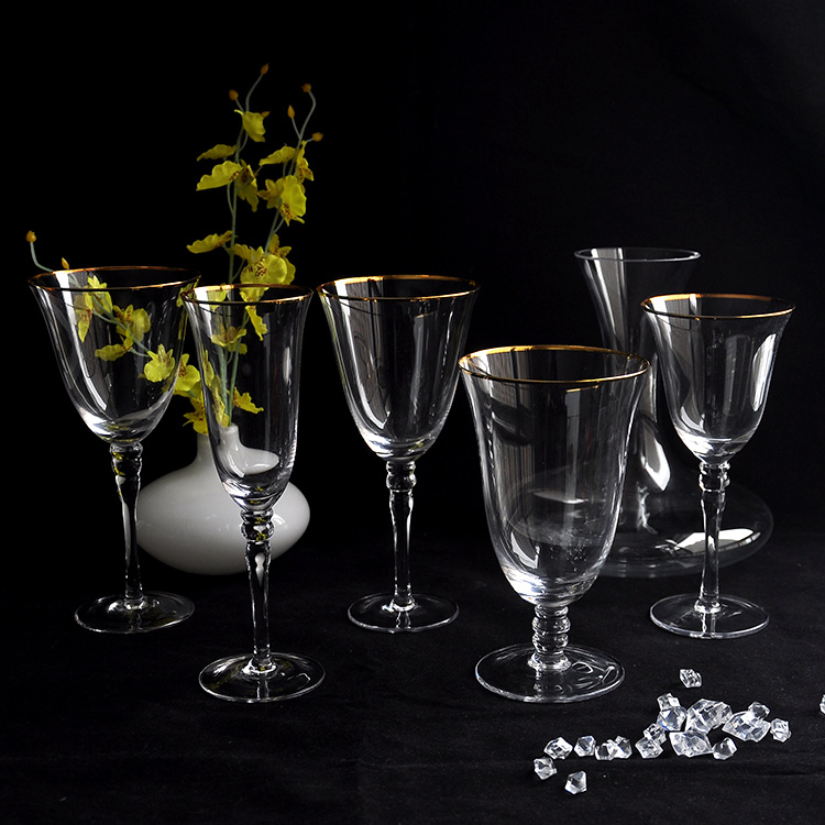 Long Short Stem Bucket Bowl Wine Glasses