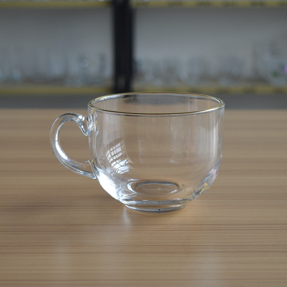 Clear Glass Coffee Mug Tea Cup