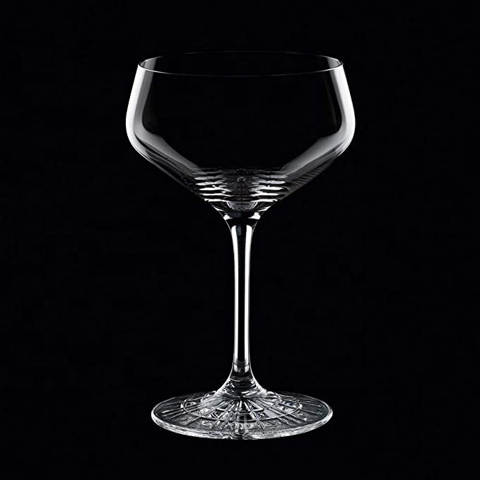 Clear Crystal Glass Champagne Coupe