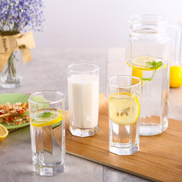 Octagonal Highball Juice Glass