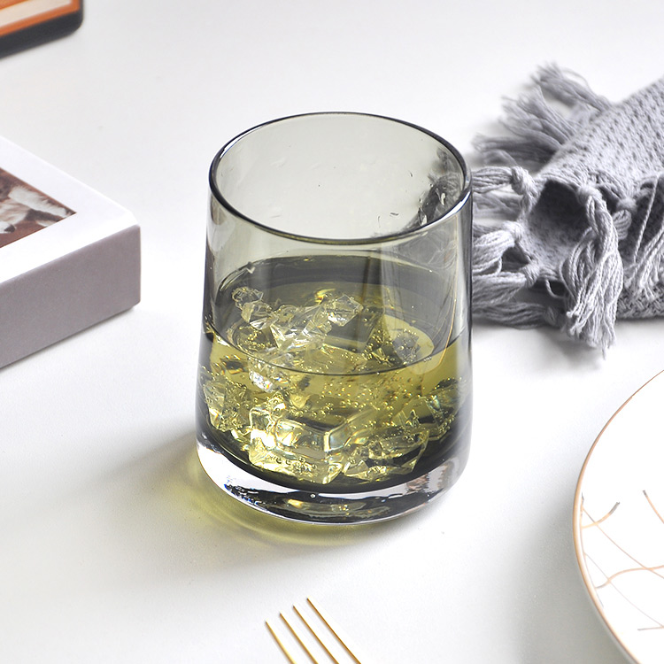 Smoky Gray Whiskey Glass Cup