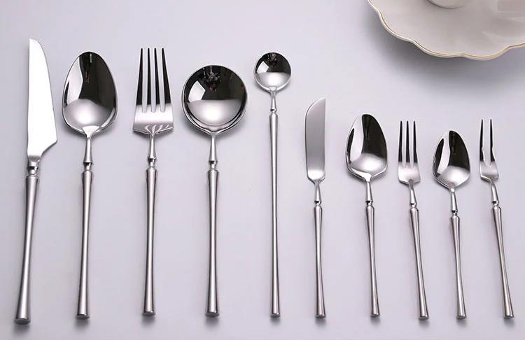 nice high quality silver silverware set