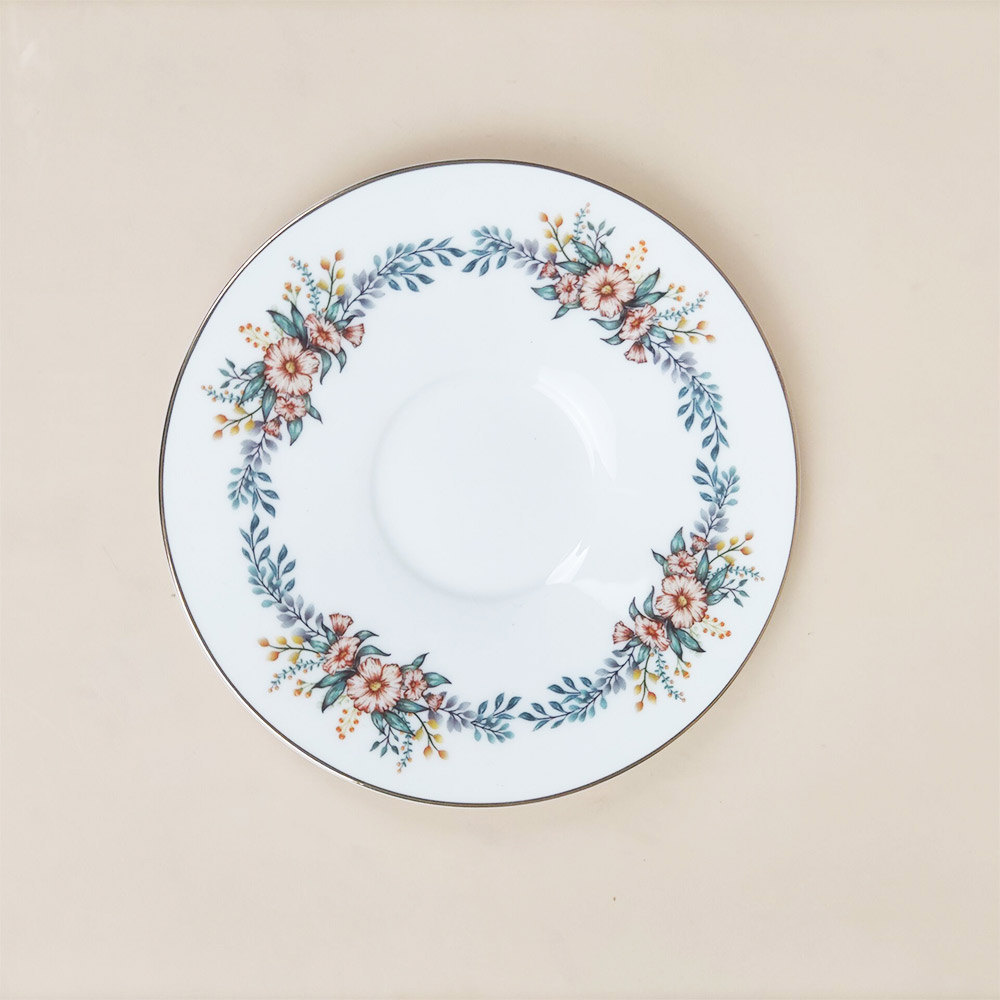 Floral Decorative Tea Cups And Saucers