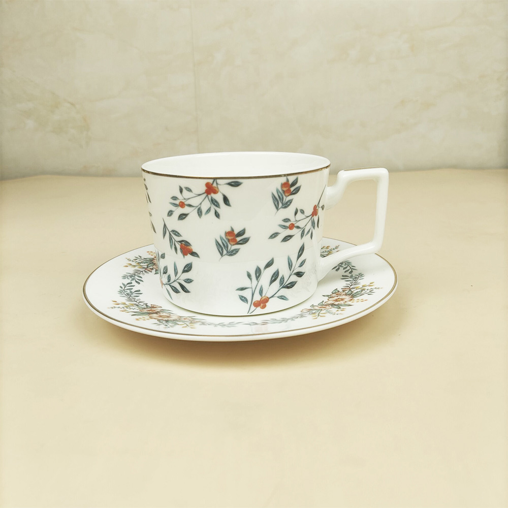 Floral Decorative Tea Cups And Saucers