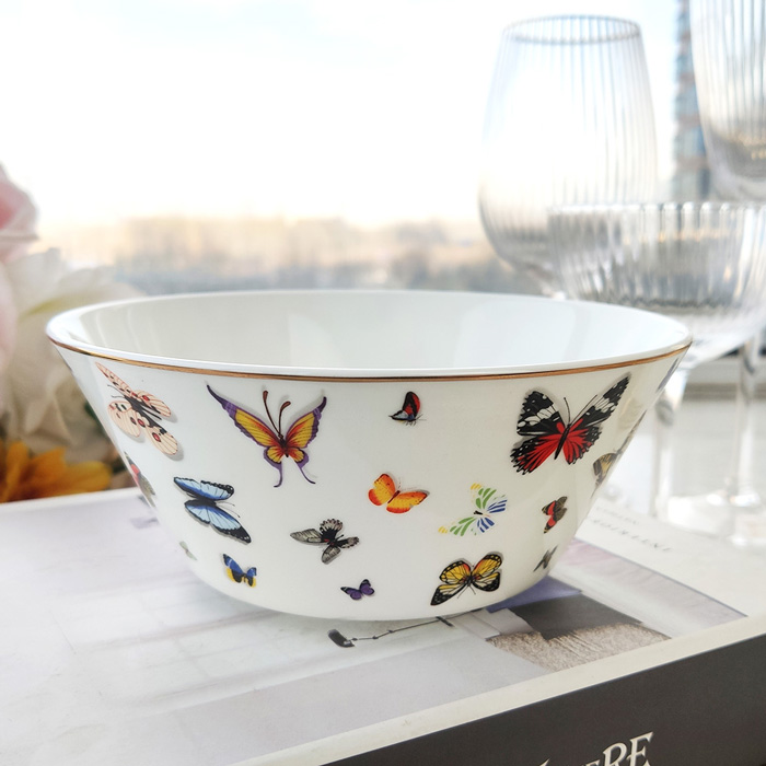 Butterfly Decorative Bone China Bowl