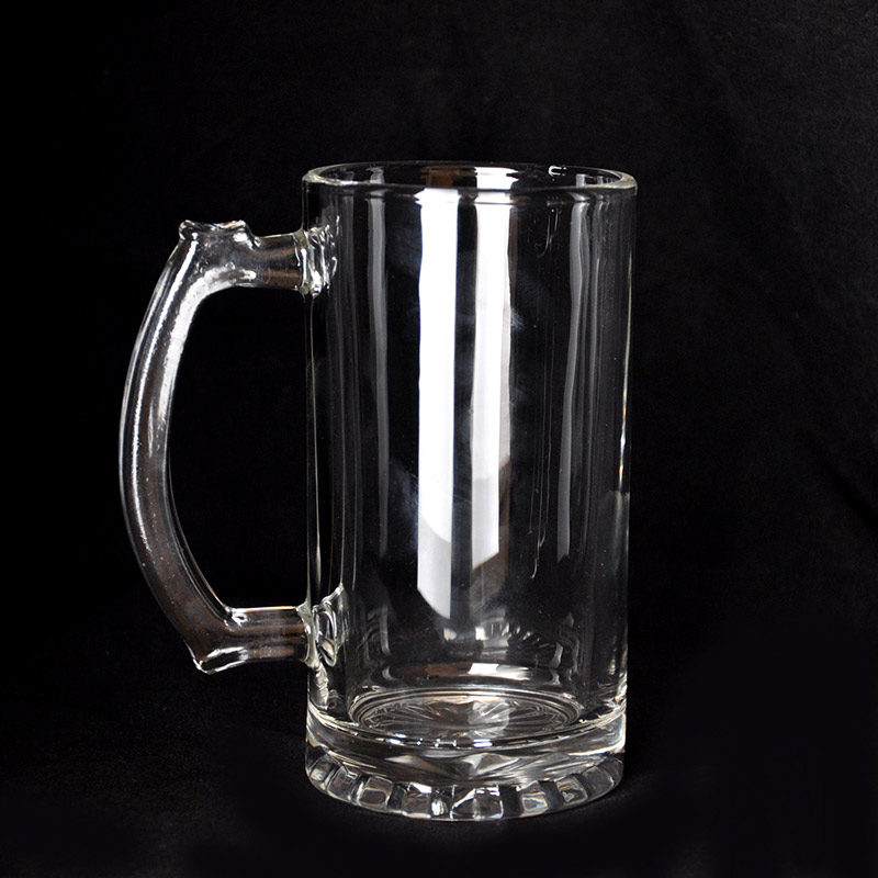 Transparent Round Beer Mug Cystal Glass