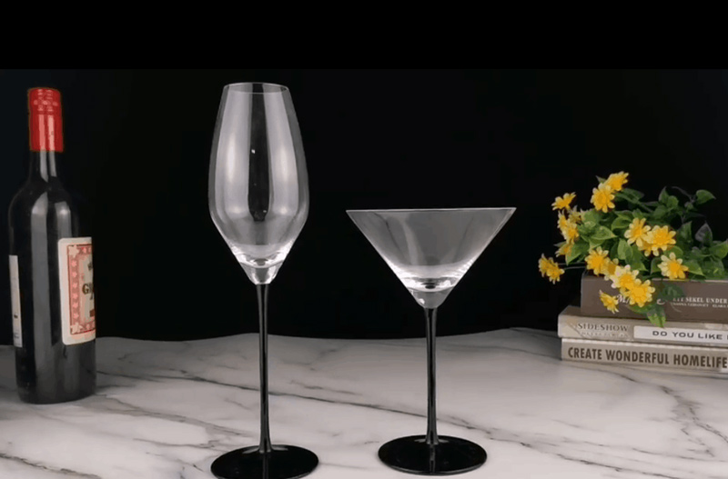 red stem crystal martini glasses manufacturers