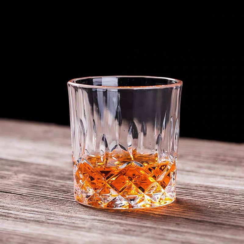 Diamond Tumbler Whisky Glass