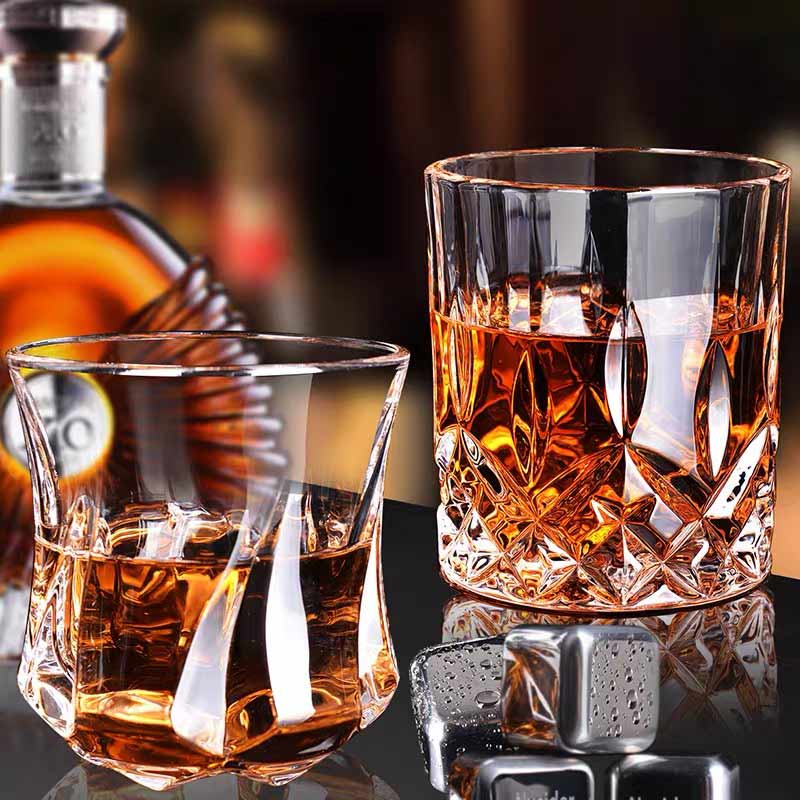 Diamond Tumbler Whisky Glass