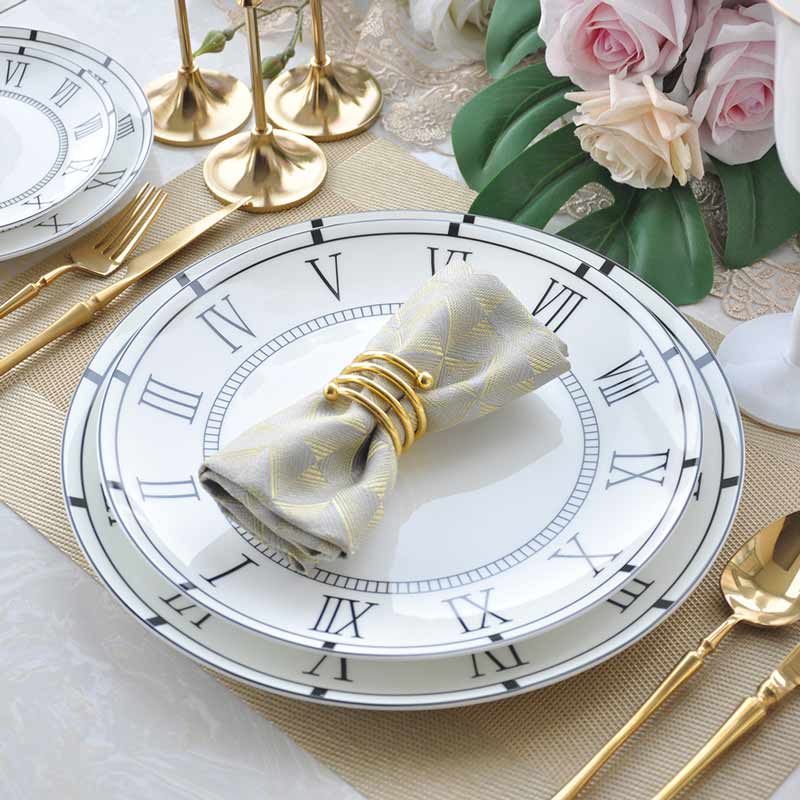 Ceramic Clock Dial Plate Set