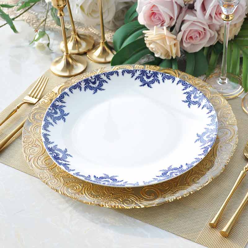 Floral Large Plate Under Dinner Plate