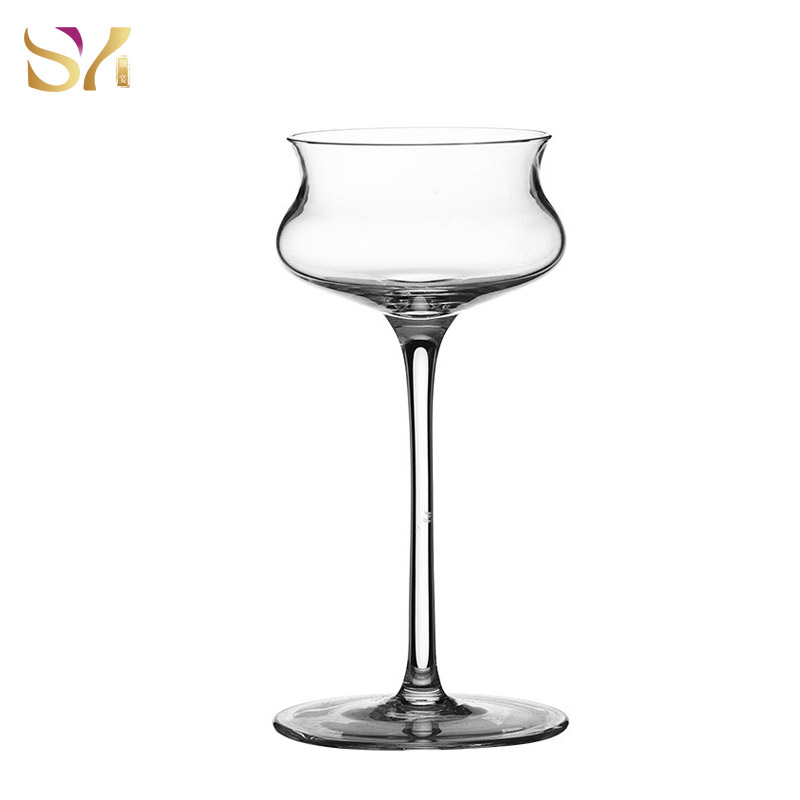 Long Stem Tulip Martini Cocktail Glass