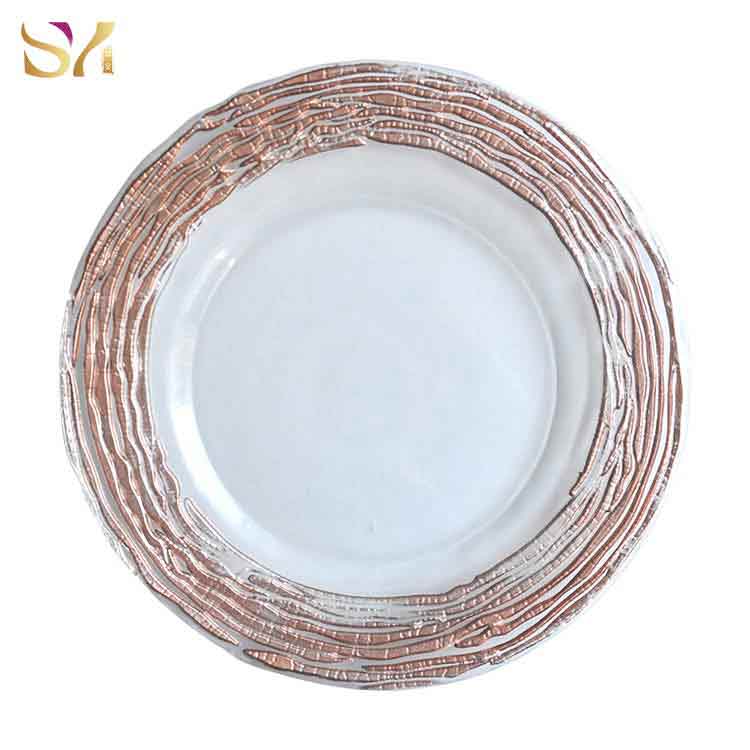 Twigs Trim Decorative Charger Plates