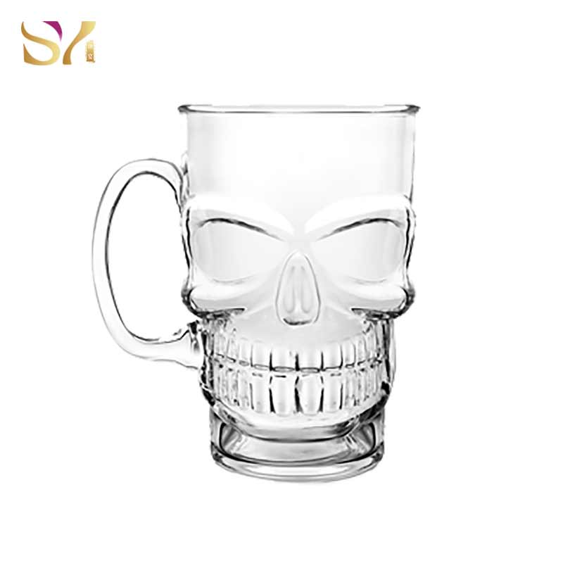 Skull Beer Mug Bar Cup Glasses