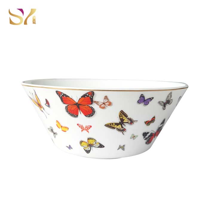 Butterfly Decorative Bone China Bowl