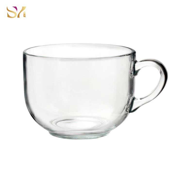 Clear Glass Coffee Mug Tea Cup