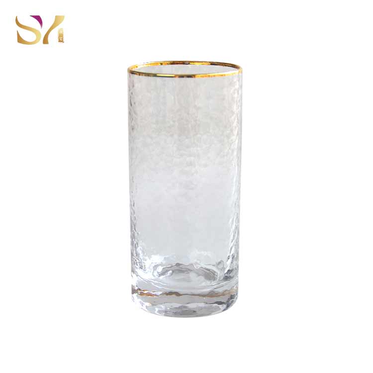 Frosted Round Drinking Water Glass