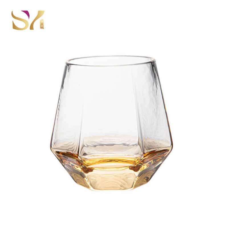 Diverse Hexagon Round Whisky Glass