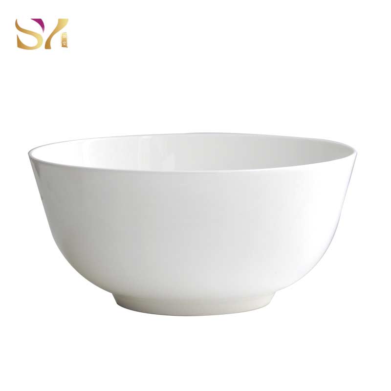 Large Ceramic Bone China Deep Soup Bowls