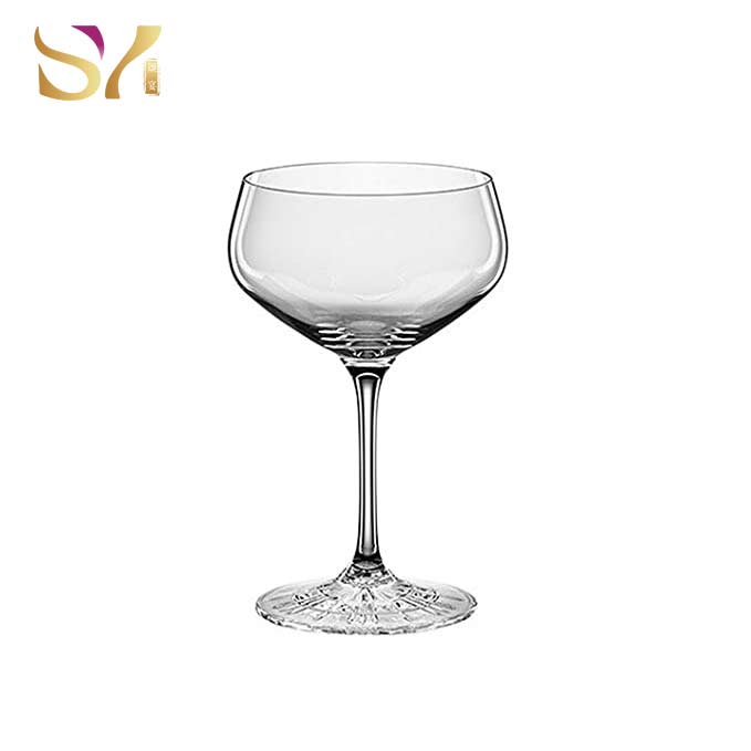 Clear Crystal Glass Champagne Coupe