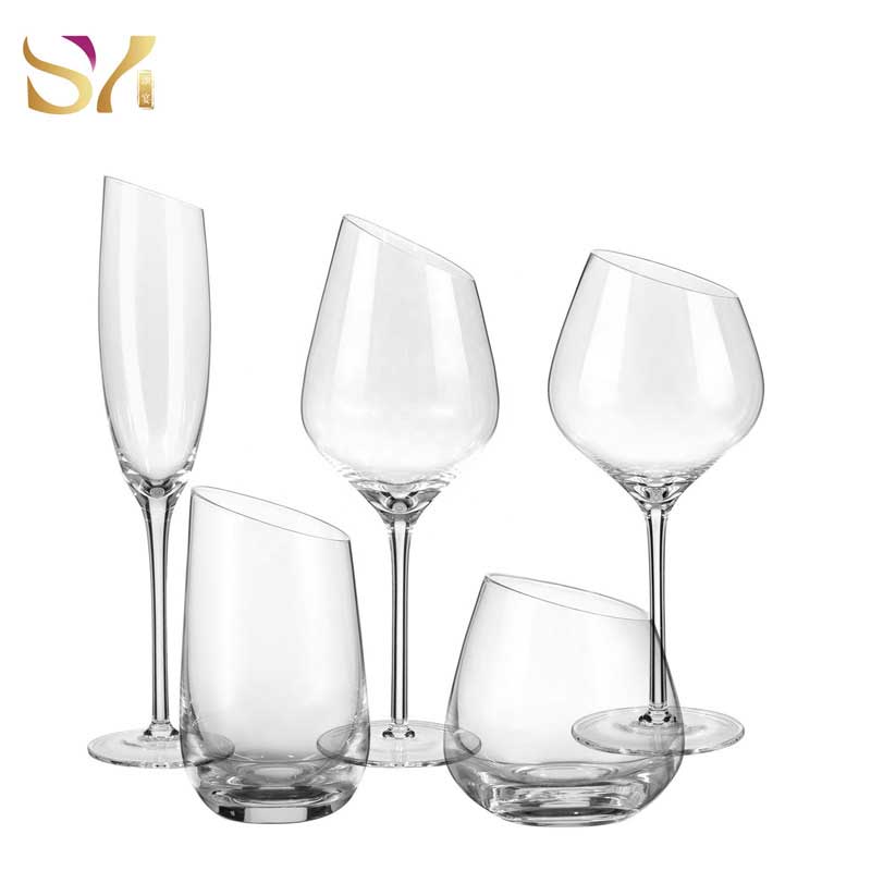 Oblique Wine Tasting Glasses Set