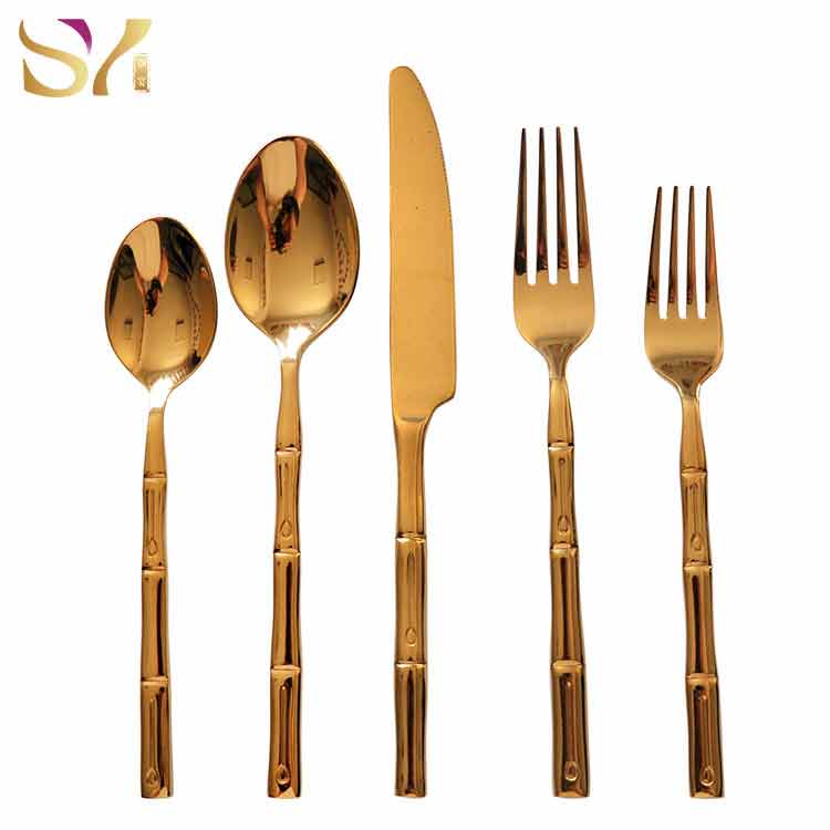 Bamboo Joint Cutlery Flatware Set