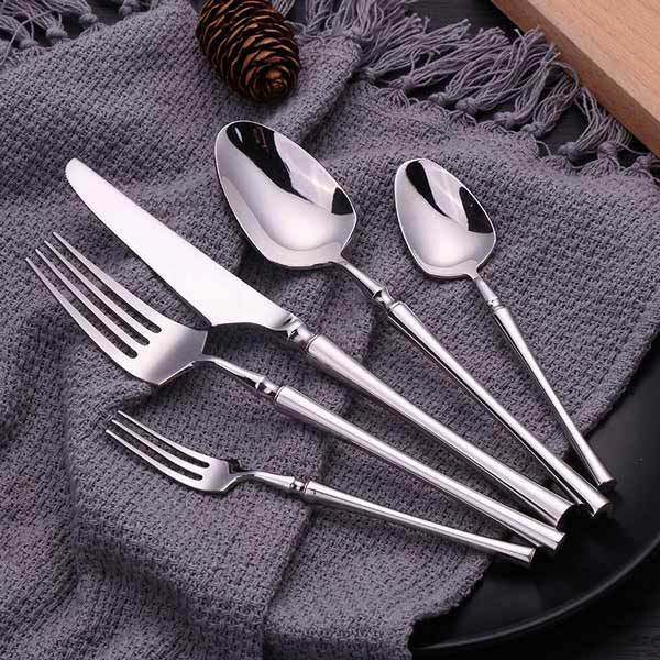 High Quality Silver Silverware Set