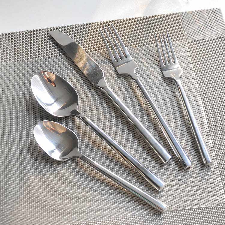 Silver Flatware Cutlery Set