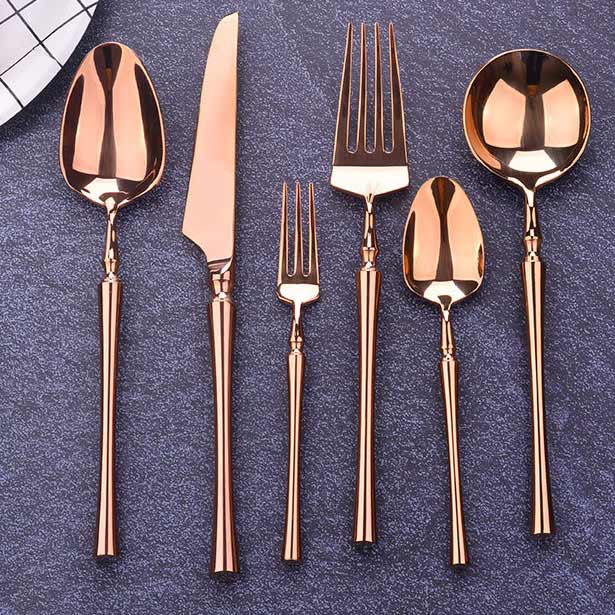 High Quality Silver Silverware Set