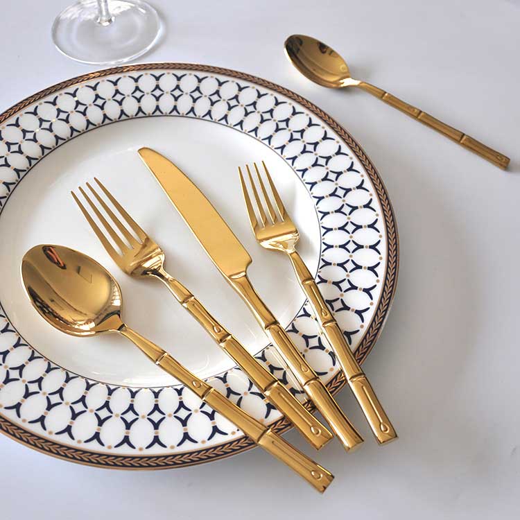 Bamboo Joint Cutlery Flatware Set