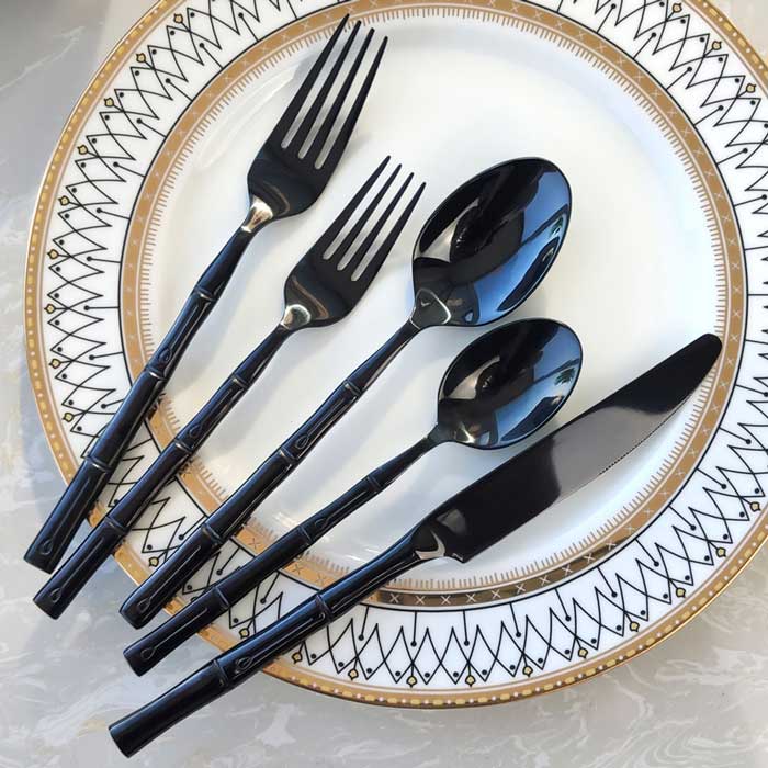 Bamboo Joint Cutlery Flatware Set