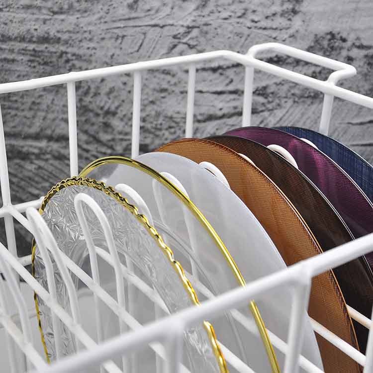 White Storage Display Wire Basket Rack