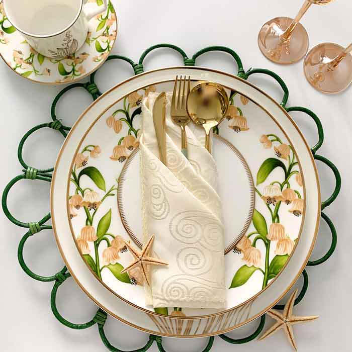 Spring Green Dishes Dinnerware Set