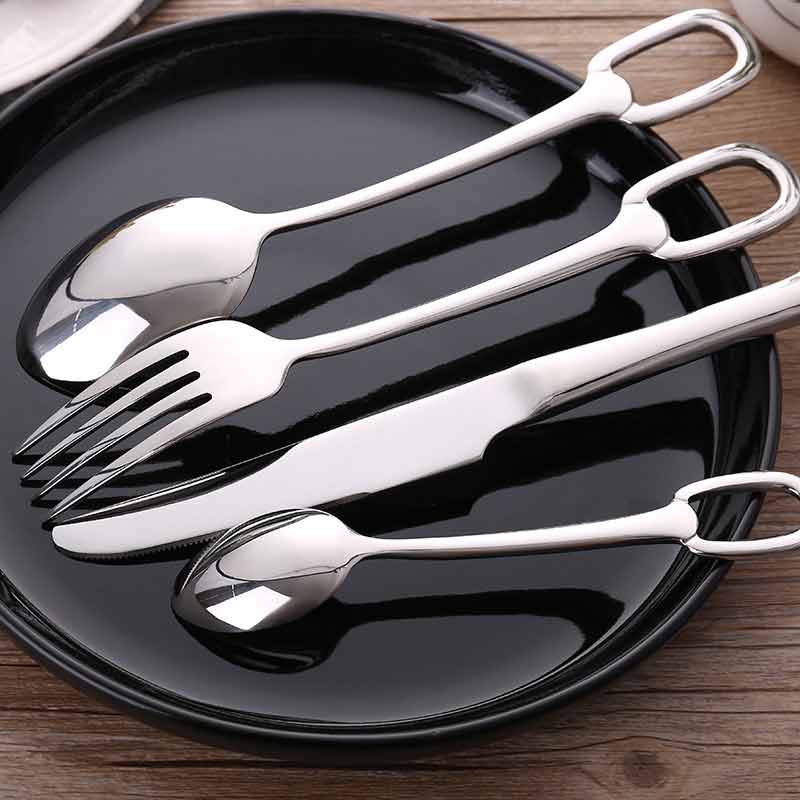 Hook Handle Design Fork Spoon Knife