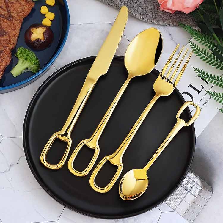 Hook Handle Design Fork Spoon Knife