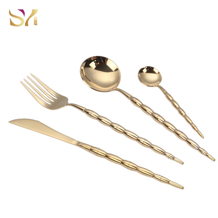 Bamboo Shape Flatware Set