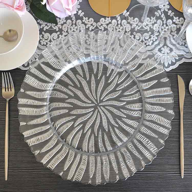 Fancy Wedding Table Under Plate