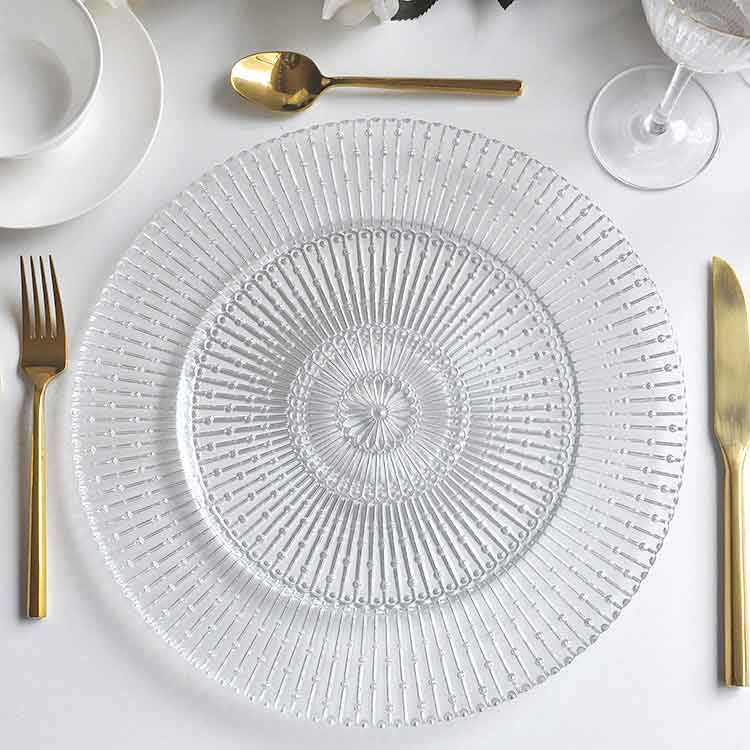 Champagne Chargers Serving Plate