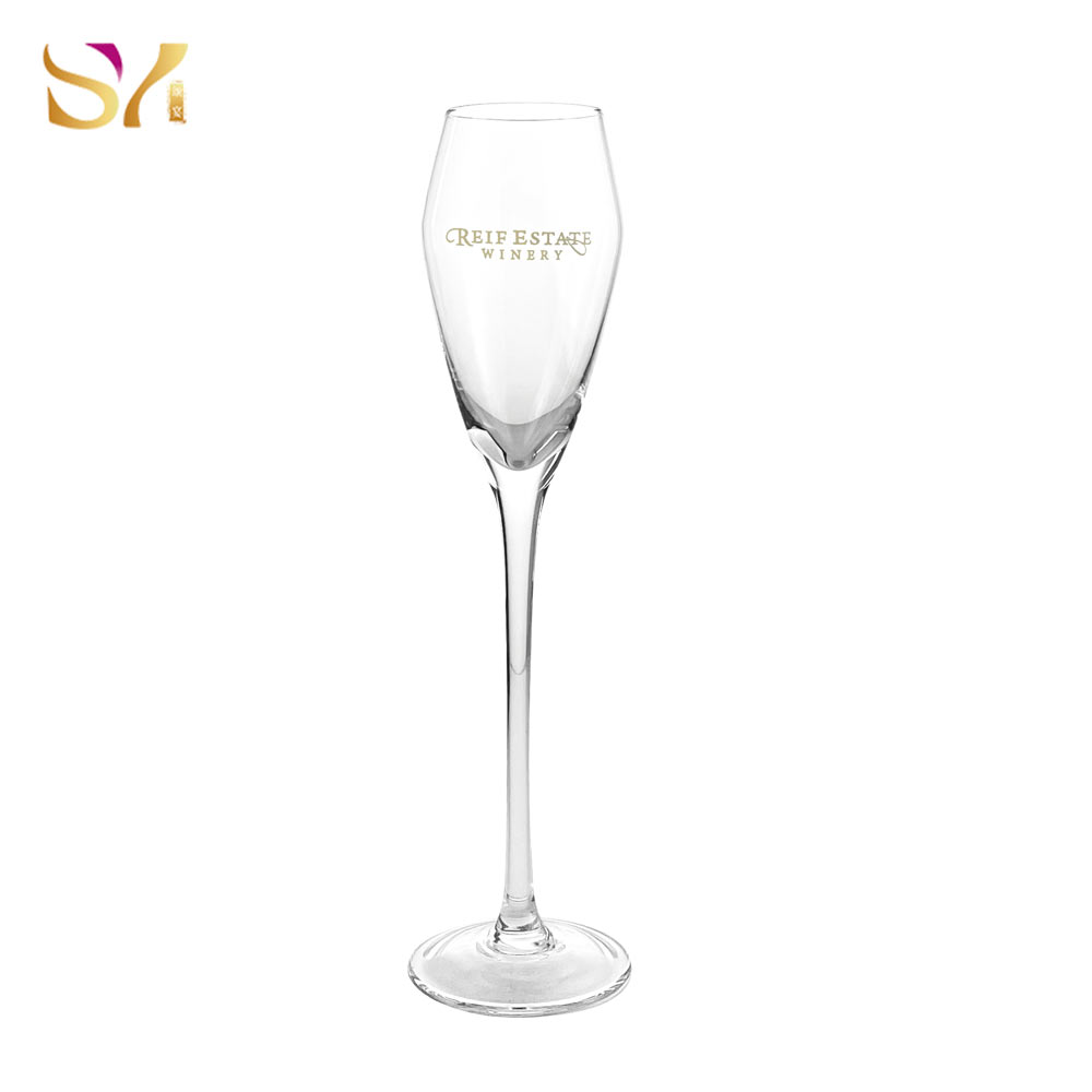 Clear Glass Champagne Flutes