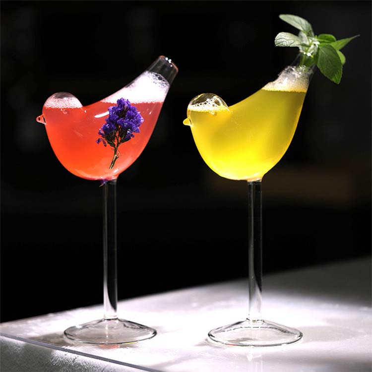 Creative Bird-shaped Cocktail Glasses