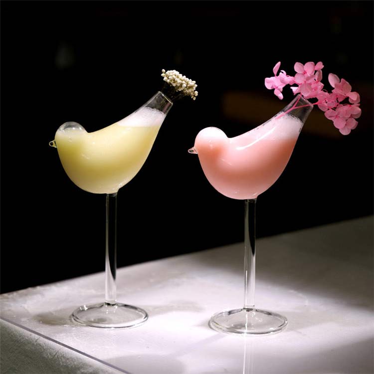 Creative Bird-shaped Cocktail Glasses