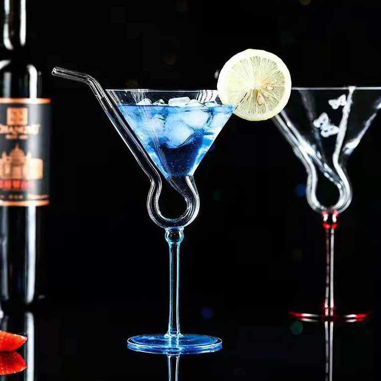 Bar Rotating Spiral Cocktail Glass