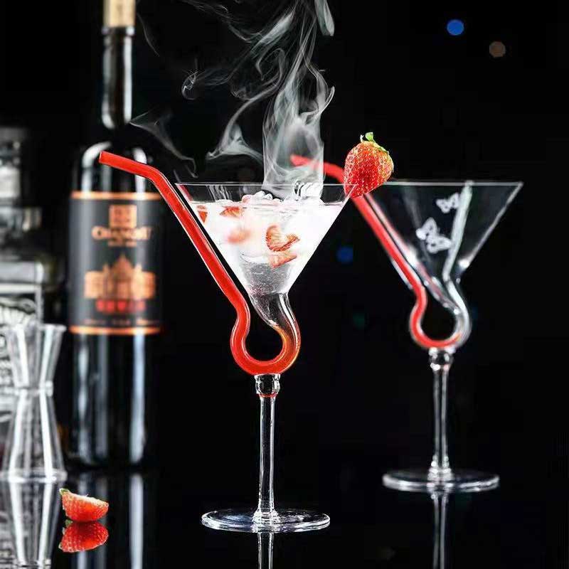 Bar Rotating Spiral Cocktail Glass